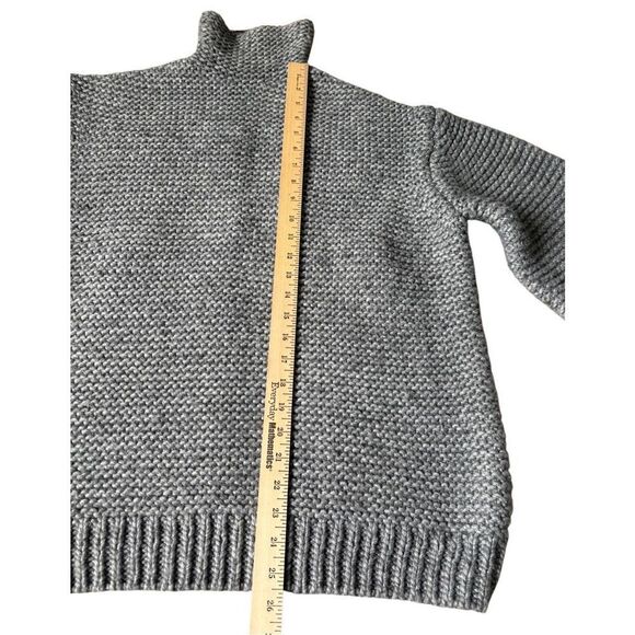 Proenza Schouler CHUNKY KNIT SWEATER size S Gray Wool Blend - Picture 5 of 10